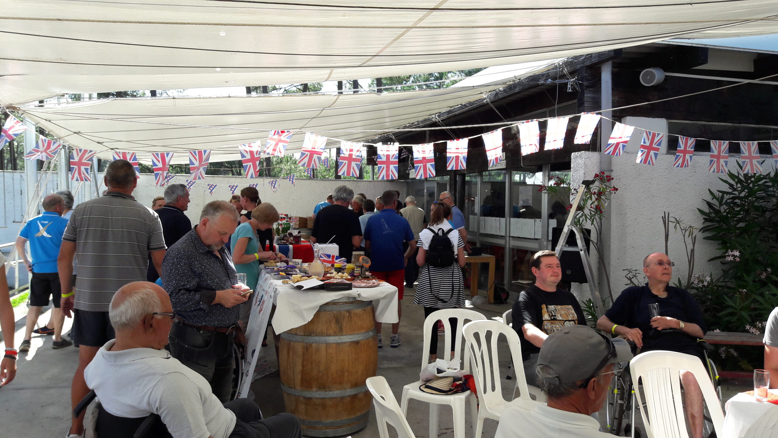 Europäesch Konkurrenten Buffet bei Open de France