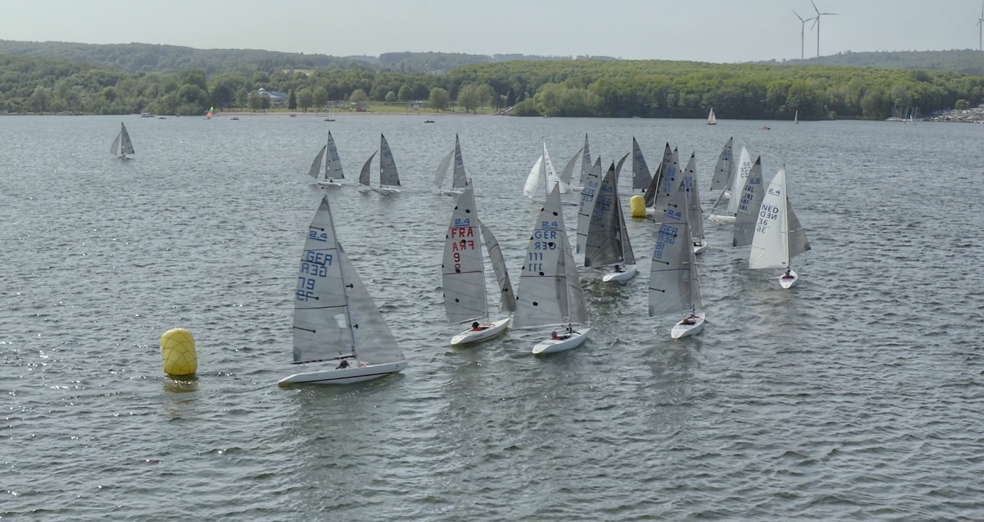 Gran segunda regata de la European Circuit 2023 a.m. Bostalsee